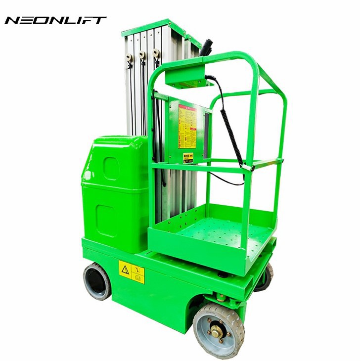 Self-propelled Dual Mast Aluminum Man Lift